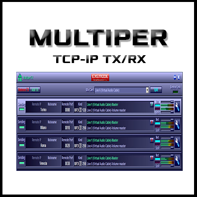 Multiper - TCP-IP TX/RX